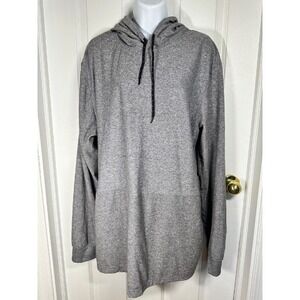 Company Eighty One Soft Long Hoodie Pullover‎ Long Sleeve Athleisure Gray 2XL